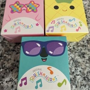 Squishmallows lot of 3 Kids Meal Toys New